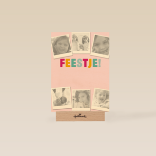 roze uitnodiging kinder feestje meisje