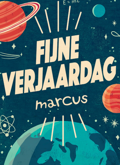 een verjaardag uit de ruimte