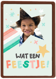 Fotokaart wat een feestje
