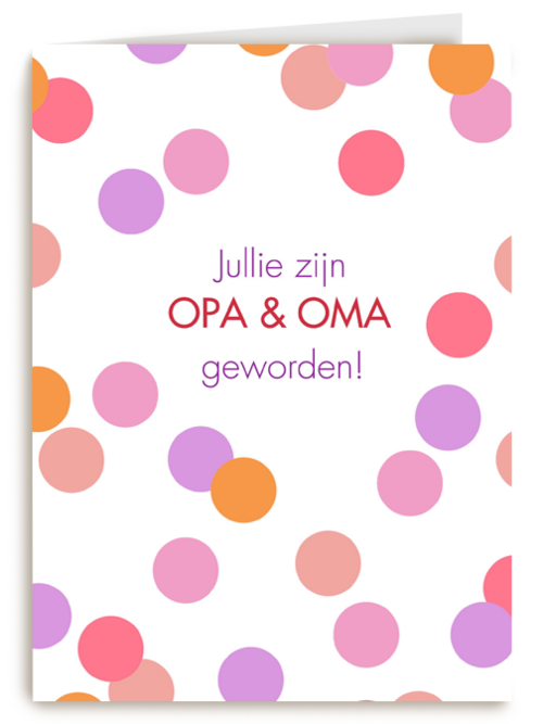 jullie zijn opa en oma geworden