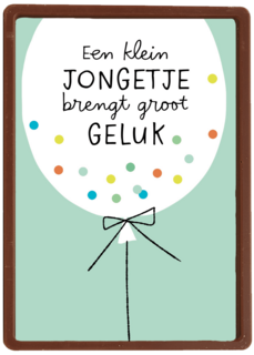 ballon met kleurconfetti