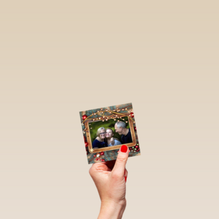 kerstkaart fotokaart fotoframe