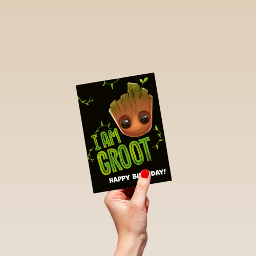 I Am Groot Happy Birthday