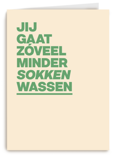 Minder sokken wassen AndC