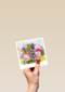 Felicitatiekaart mooi boeket met bloemen