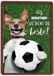 motivatiekaart met de tekst jij bent de beste