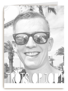 fotokaart staand trots op jou