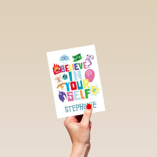 Disney Inside Out Believe In Yourself