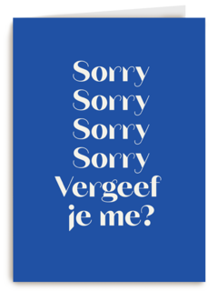 AndC Sorry vergeef je me