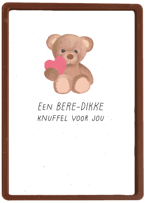 Een bere dikke knuffel voor jou