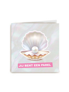 Compliment kaart jij bent een parel