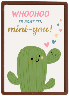 Whoohoo er komt een mini you