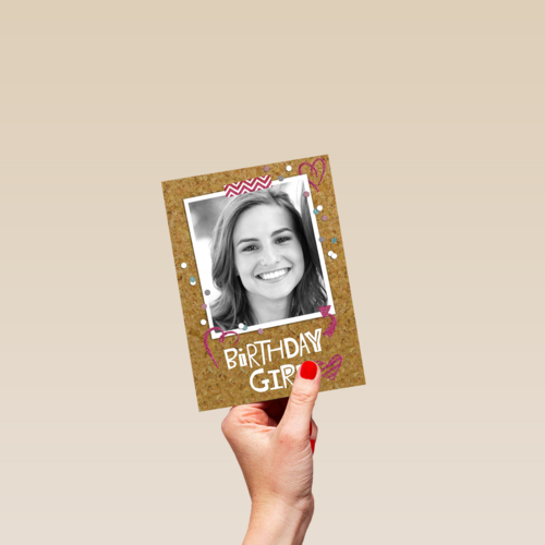 prikbord foto birthday girl