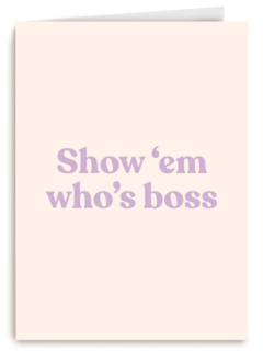 goed gedaan kaart andc show them who is boss