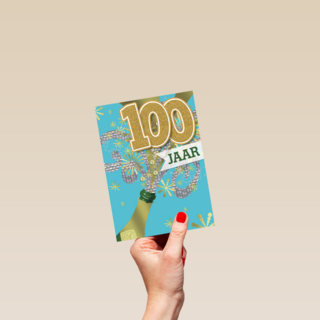 verjaardag leeftijden champagne 100