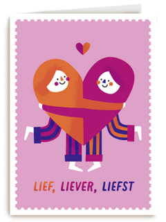 Kinderpostzegels Lief Liever Liefste