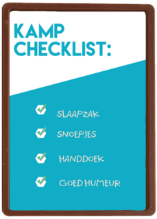 sporta op kamp kaart checklist