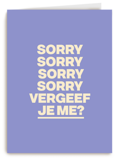 AndC Sorry vergeef je me