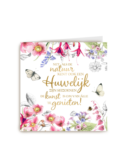 Kaart flowers by Marjolein Bastin Een huwelijk kent ook seizoenen