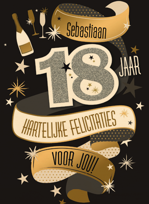 18 jaar jarig leeftijd achttien
