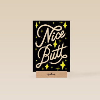 Valentijnskaart grappig Nice butt