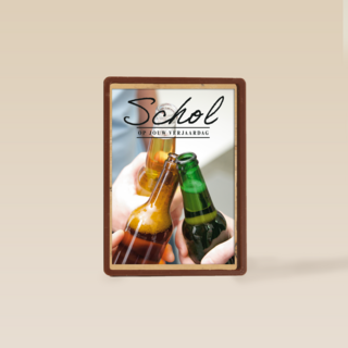 schol op jouw verjaardag met 3 bier