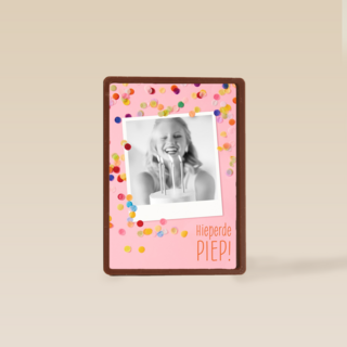 hieperdepiep met confetti