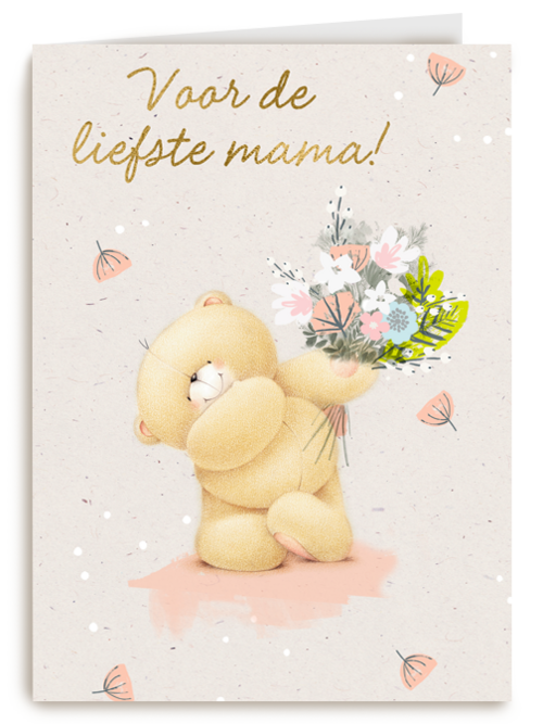moederdag kaart forever friends voor de liefste mama