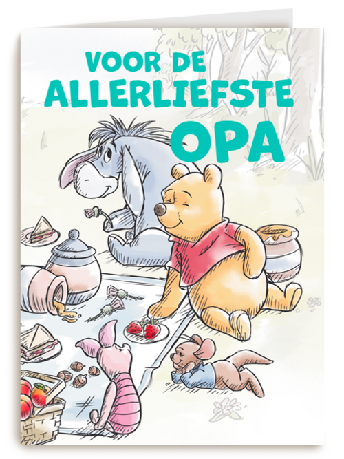 Voor de allerliefste opa Winnie the Pooh