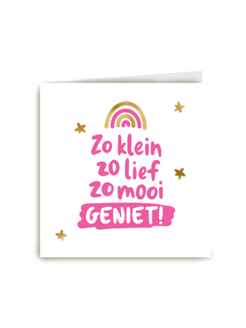 geboorte dochter felicitatie zo klein zo lief
