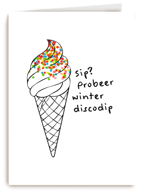 Probeer winter discodip