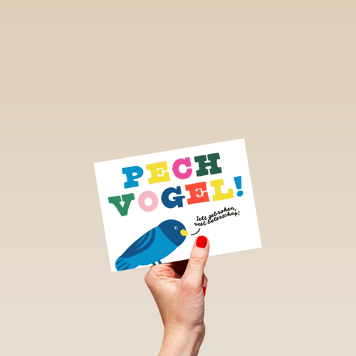 Pechvogel iets gebroken