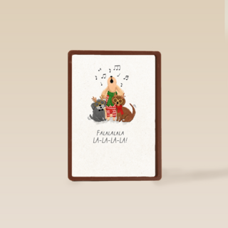 Kinderpostzegels Falalala hondenkoor