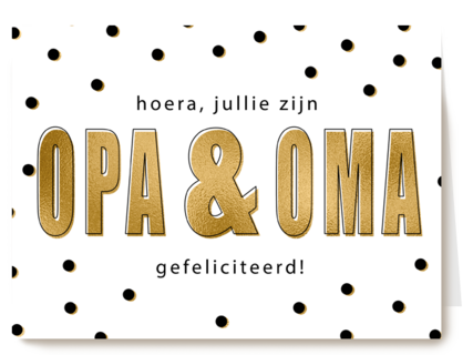 geboorte kleinzoon jullie zijn opa en oma gefeliciteerd