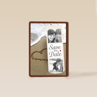 fotokaart save the date strand