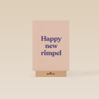 Verjaardagskaart vrouw grappig Happy new rimpel
