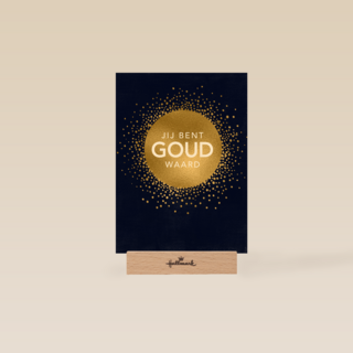 vaderdag kaart stijlvol jij bent goud waard