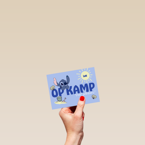 Stitch Op Kamp Plezier 