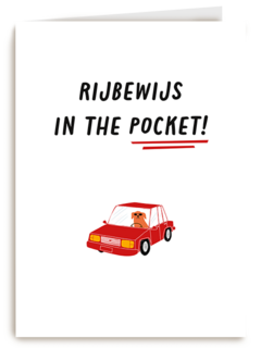 Rijbewijs in the pocket kaart