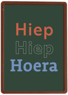 Hiep Hiep Hoera Groen