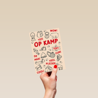 Op kamp veel plezier