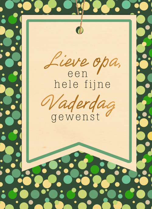 vaderdag kaart voor opa