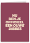 verjaardag kaart man ouwe dibbes