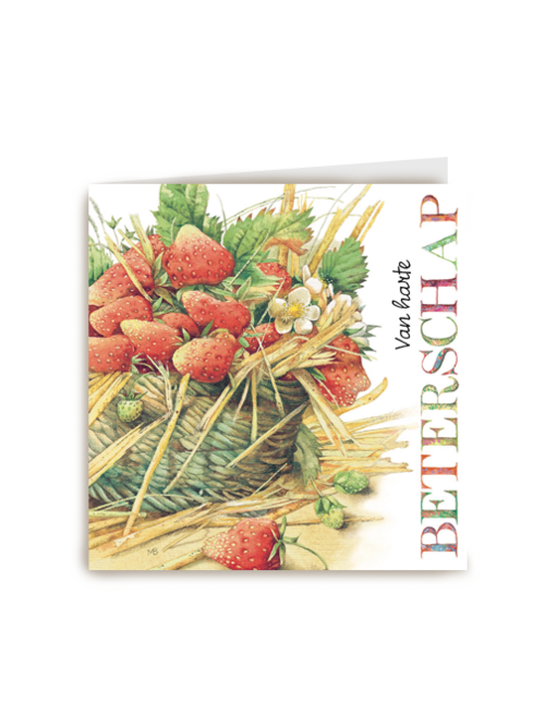 marjolein bastin van harte beterschap aardbeien