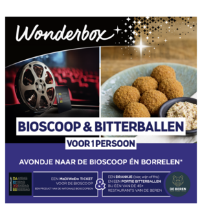 Wonderbox Bioscoop & Bitterballen Cadeaubon