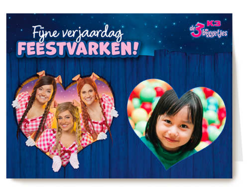 Feestvarken K3 de 3 biggetjes