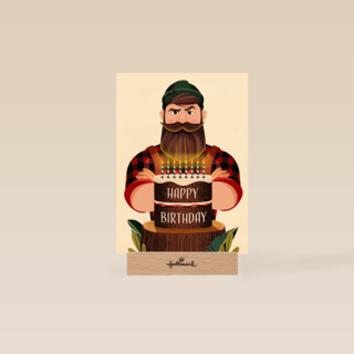verjaardag kaart folio happy birthday man met baard
