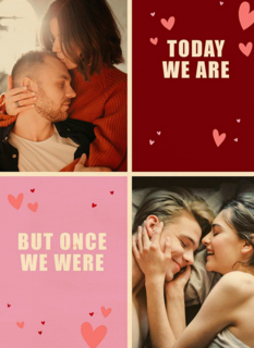 Valentijnskaart foto once we were