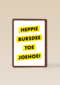 Verjaardagskaart man vrouw grappig heppie bursdee to joehoe