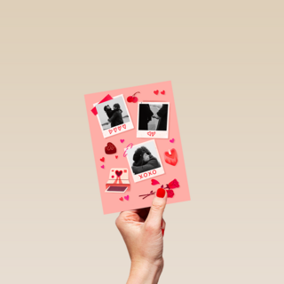 Valentine instant camera foto
